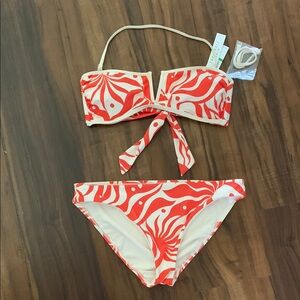 New Sanctuary Sol Searcher Bikini Top & Cinch-Back Hipster Bikini Bottom